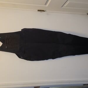 Duluth Trading Co Women's Hardchore Tech Double Knees Black Overalls Workwear